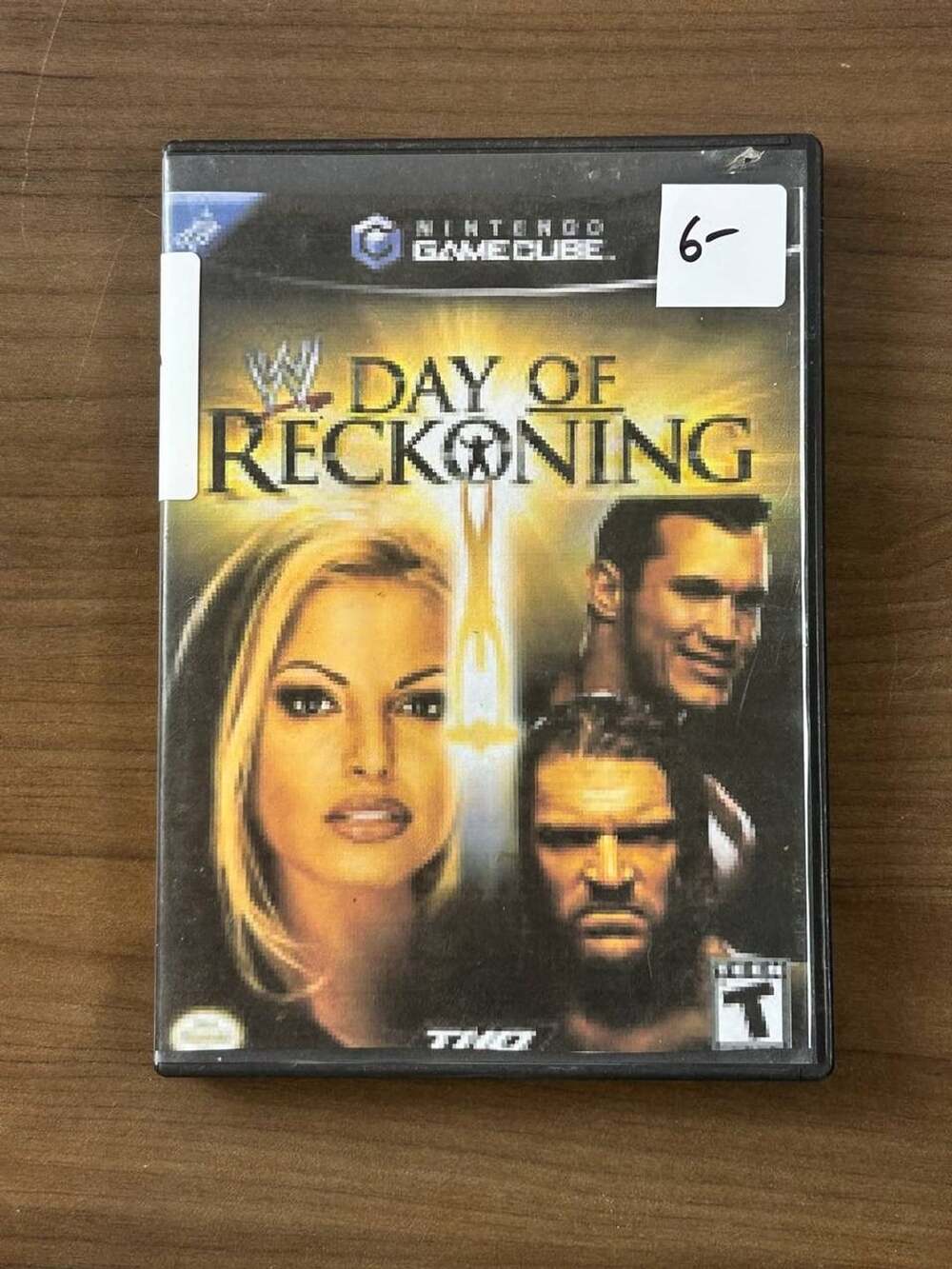 WWE Day of Reckoning Nintendo GameCube 2004 Disc Case THQ NTSC-U/C